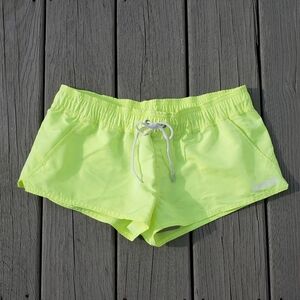 BENCH Neon Water Repellent Swim Shorts Size Small - Nwt
